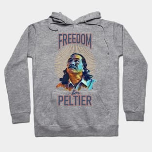 Freedom for Leonard Peltier Hoodie